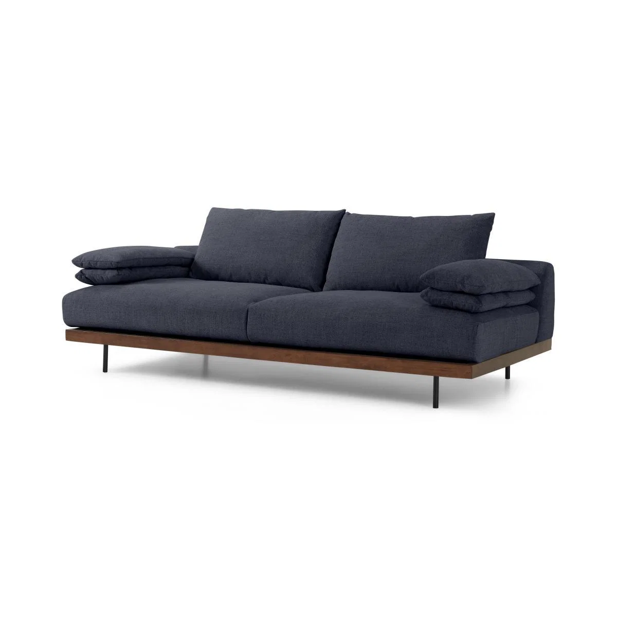 Zita 3 Seater Sofa, Kyoto Denim Fabric – image 3