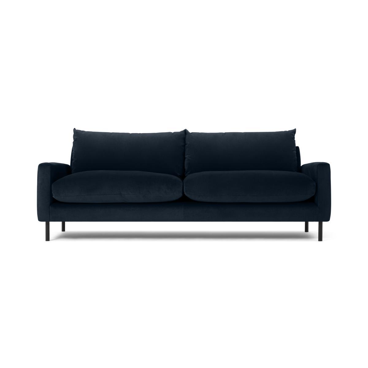 Russo 3 Seater Sofa, Navy Recycled Velvet – image 2