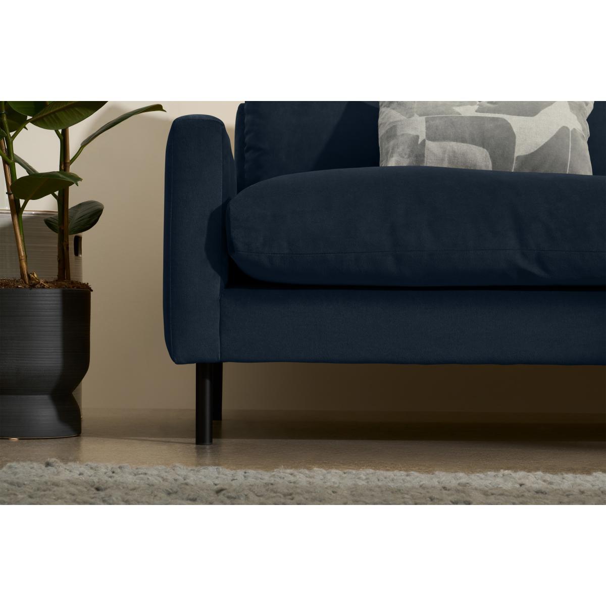 Russo 3 Seater Sofa, Navy Recycled Velvet – image 6