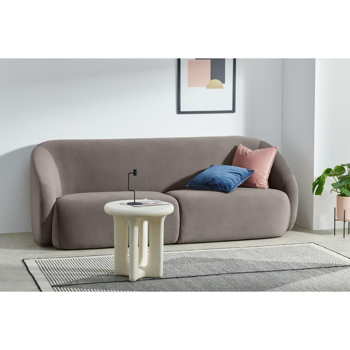 Blanca 3 Seater Sofa, Alaska Grey Velvet – image 4