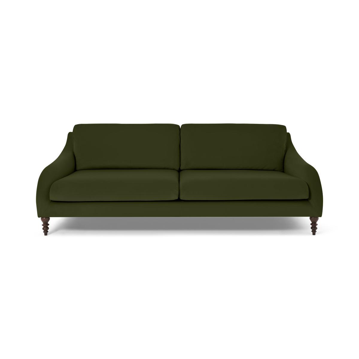 Andrin 3 Seater Sofa, Moss Recycled Velvet – image 2