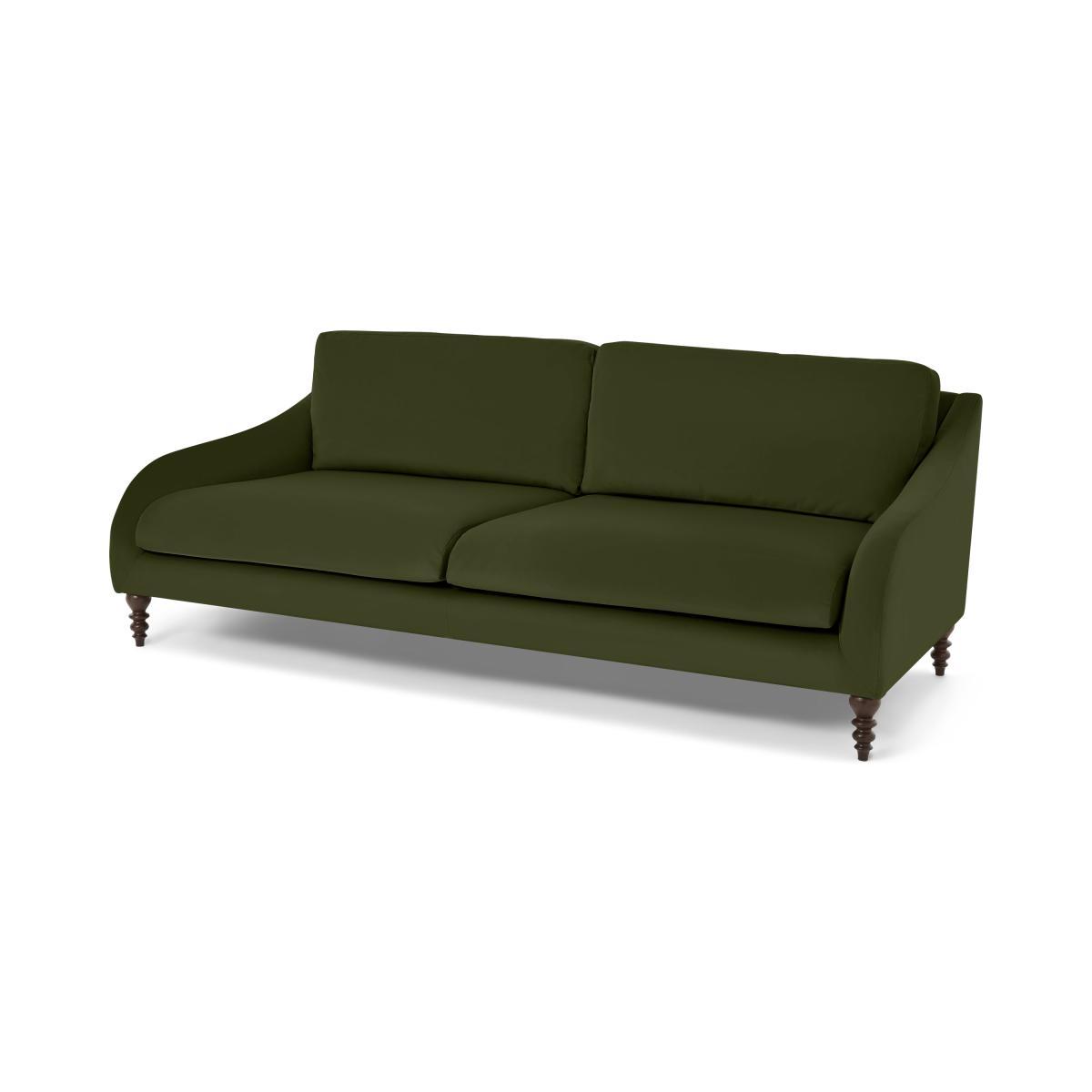 Andrin 3 Seater Sofa, Moss Recycled Velvet – image 3