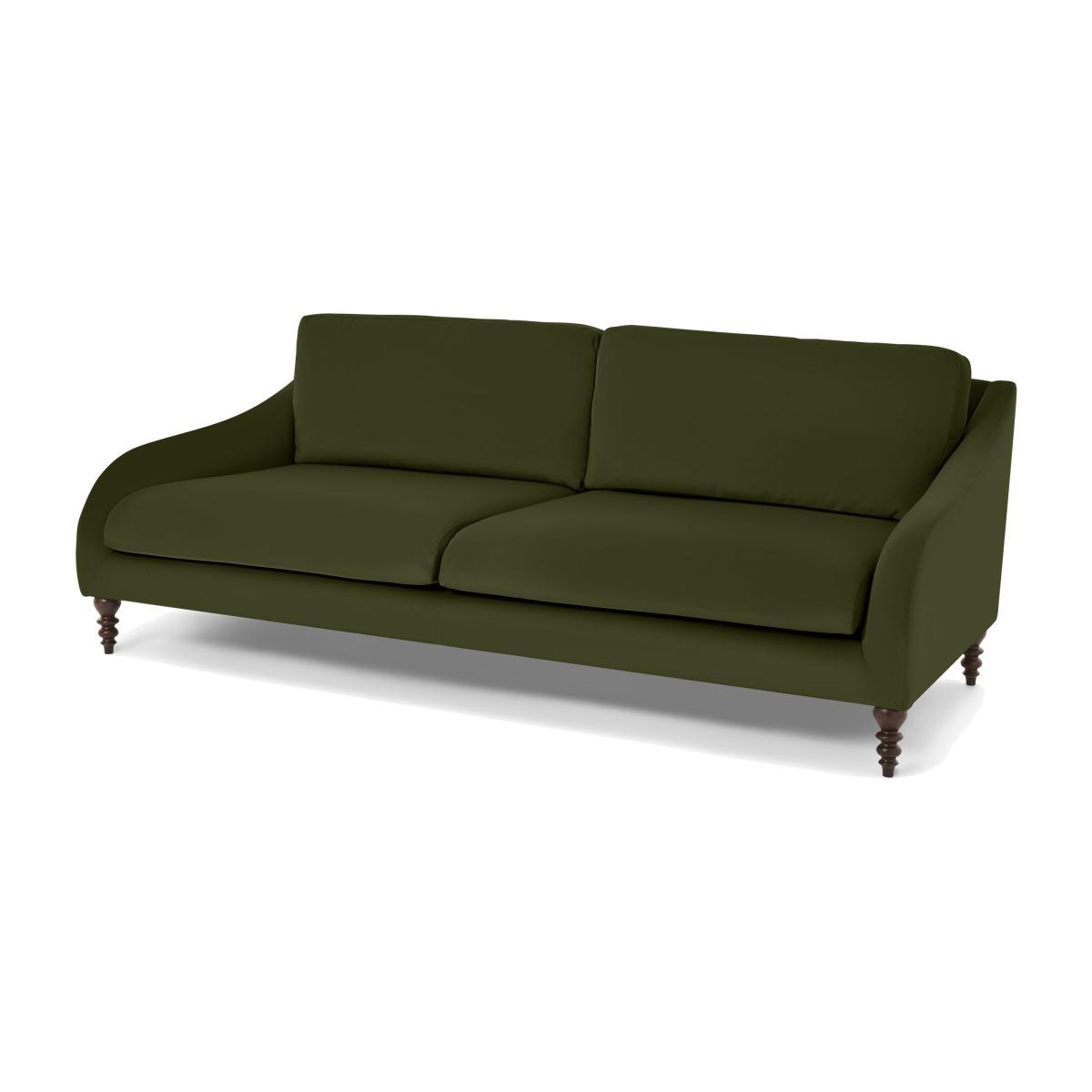 Andrin 3 Seater Sofa, Moss Recycled Velvet – image 1