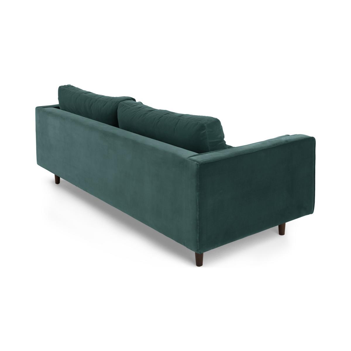 Scott 3 Seater Sofa, Petrol Cotton Velvet – image 6
