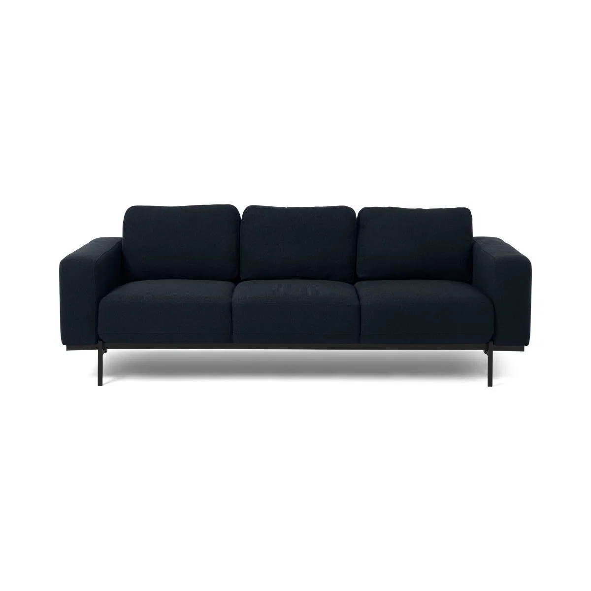 Jarrod 3 Seater Sofa, Midnight Blue Weave – image 2