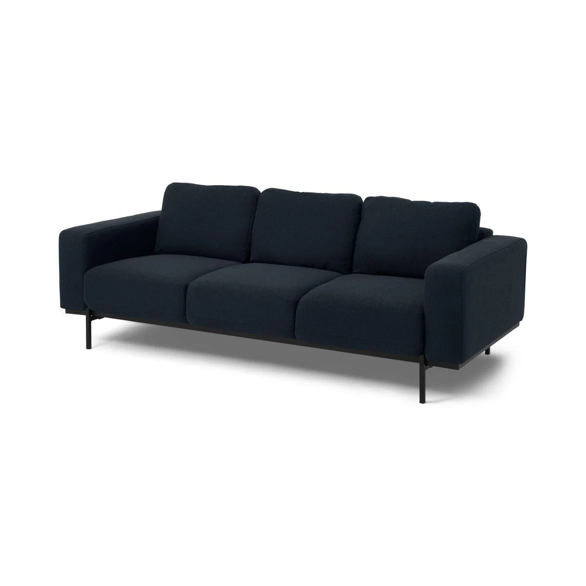 Jarrod 3 Seater Sofa, Midnight Blue Weave – image 3