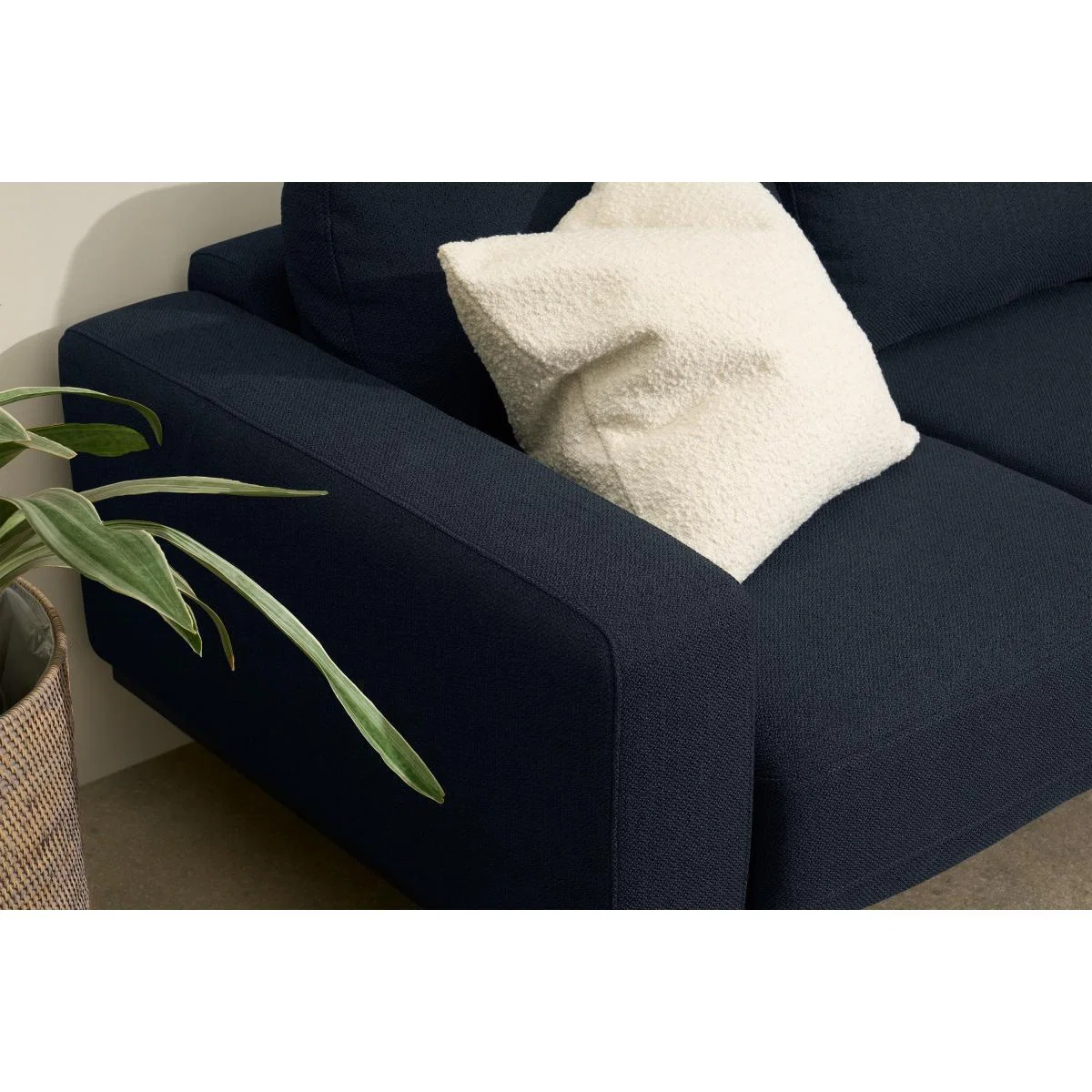 Jarrod 3 Seater Sofa, Midnight Blue Weave – image 5