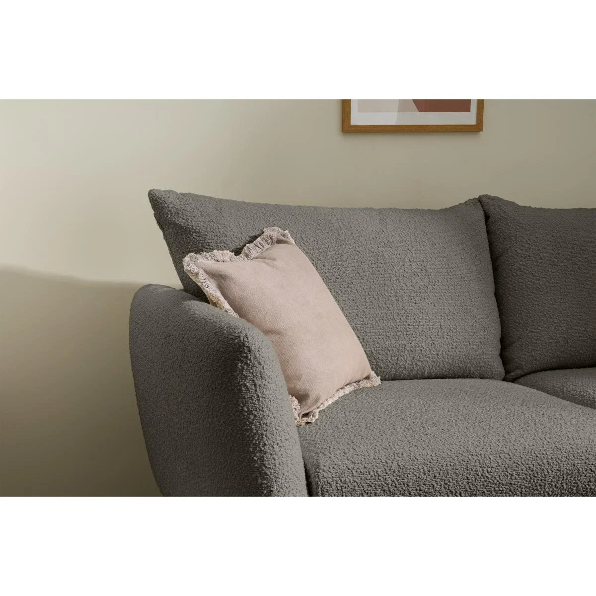 Elmira 3 Seater Sofa, Dove Grey Boucle – image 5