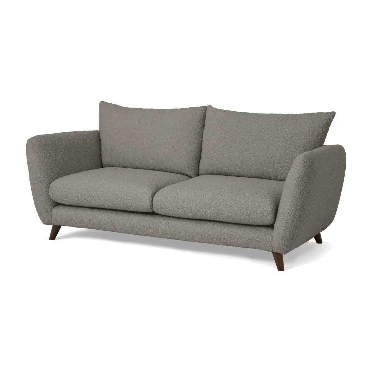 Elmira 3 Seater Sofa, Dove Grey Boucle – image 1