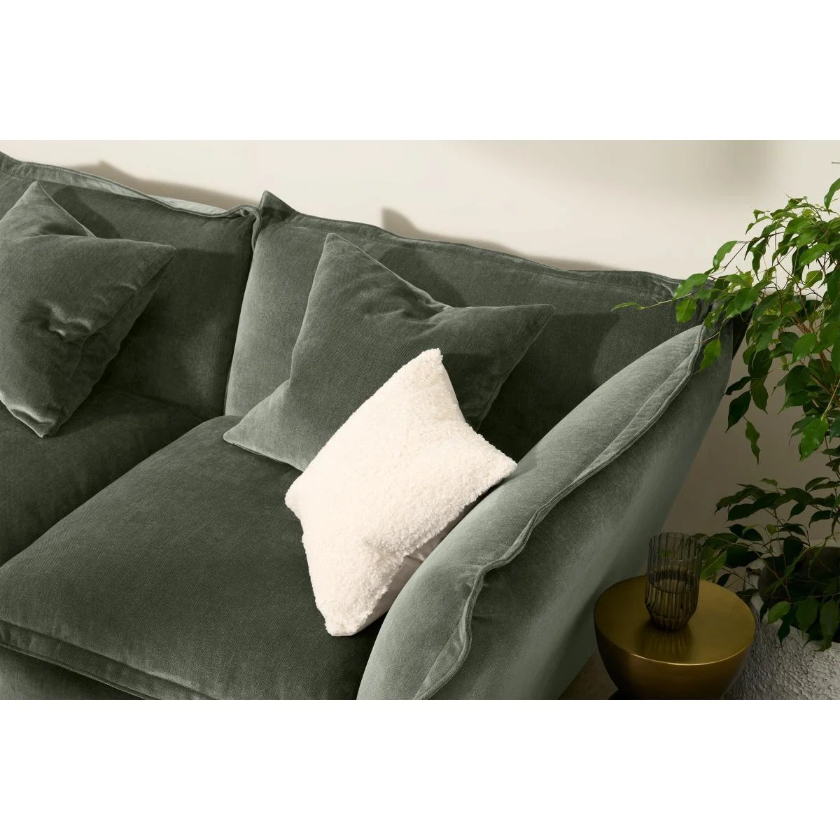 Fernsby 3 Seater Sofa, Spruce Chenille Fabric – image 5