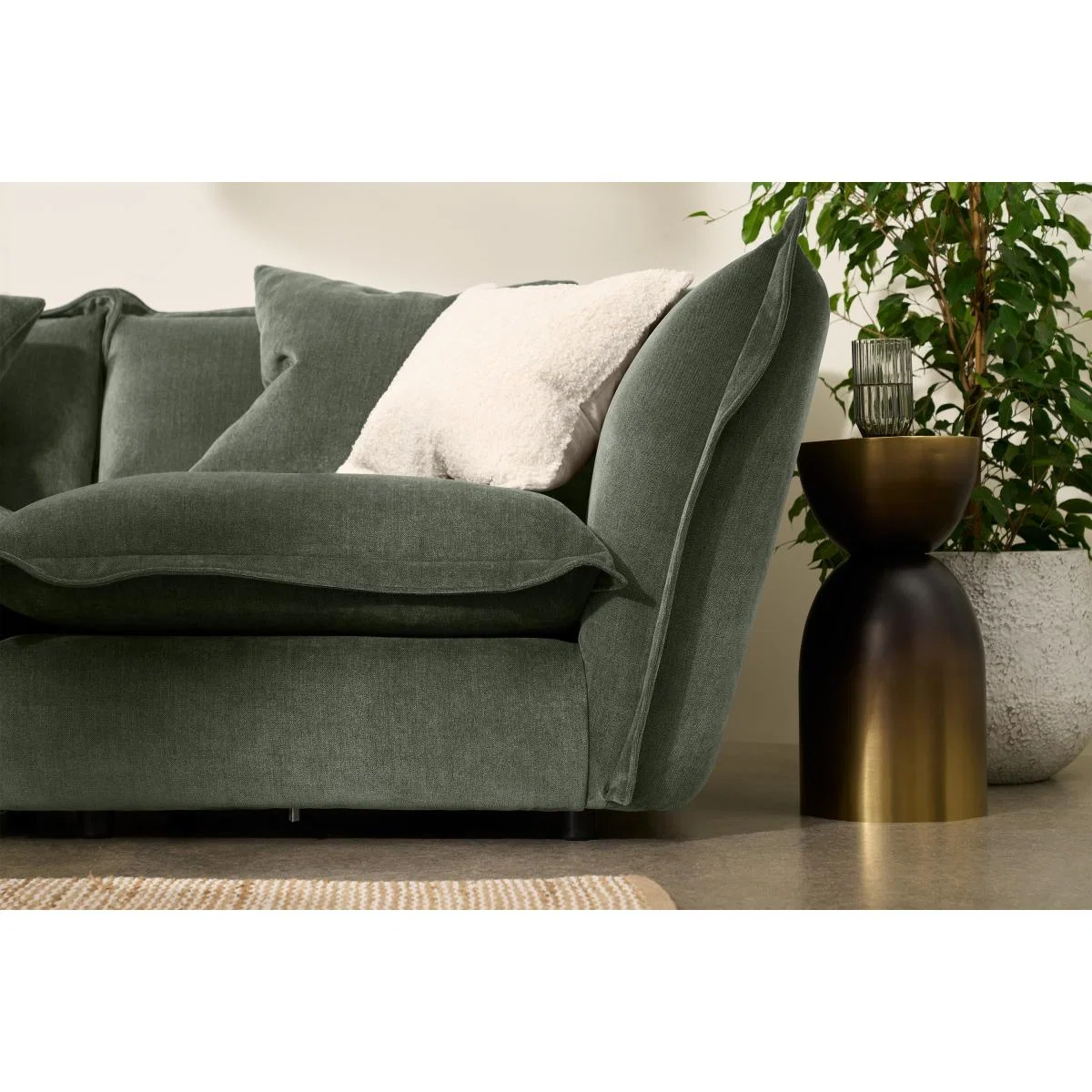 Fernsby 3 Seater Sofa, Spruce Chenille Fabric – image 6