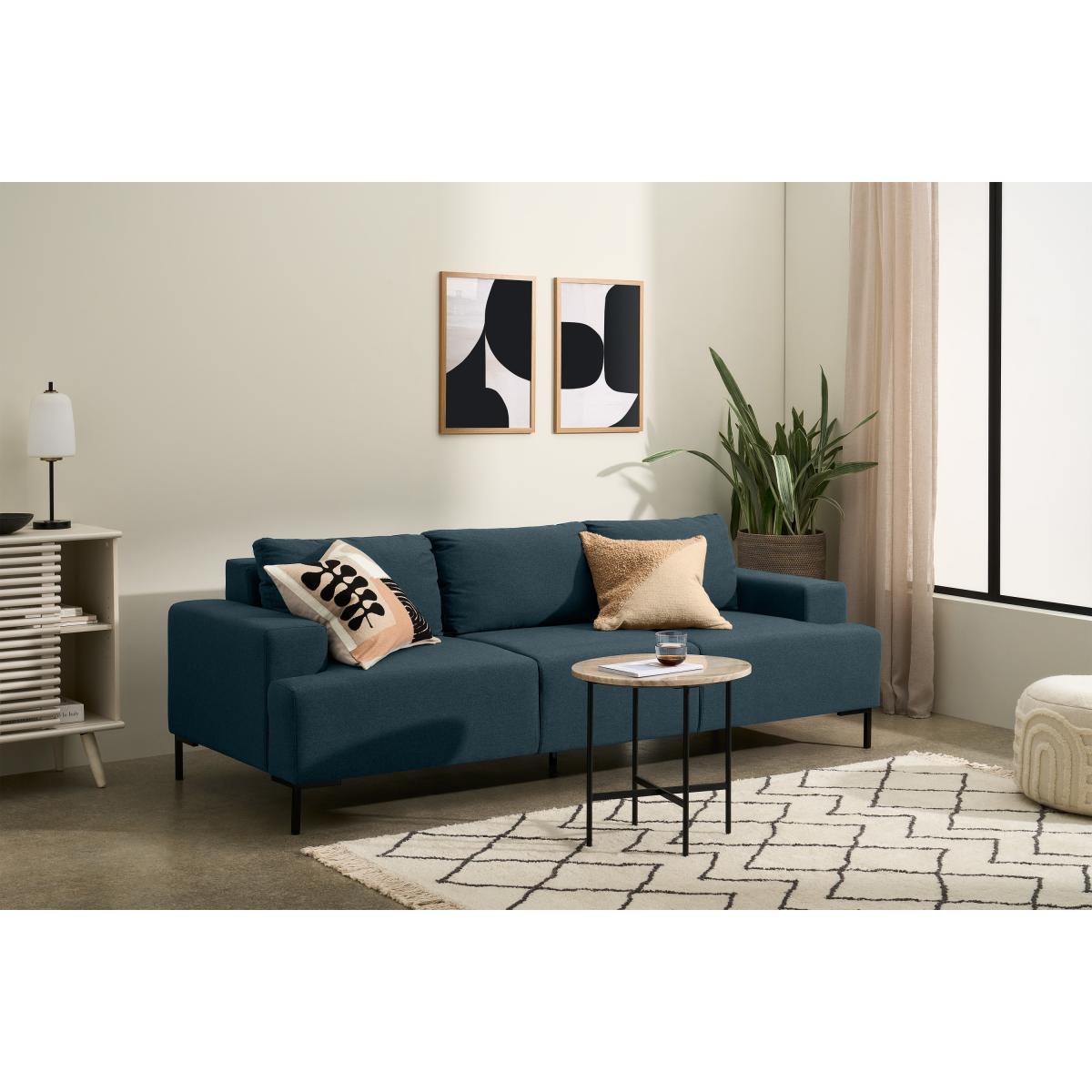 Frederik 3 Seater Sofa, Aegean Blue – image 4