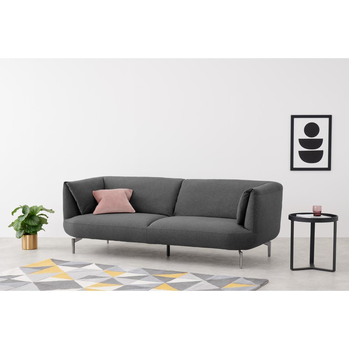 Inka 3 Seater Sofa, Marl Grey – image 4