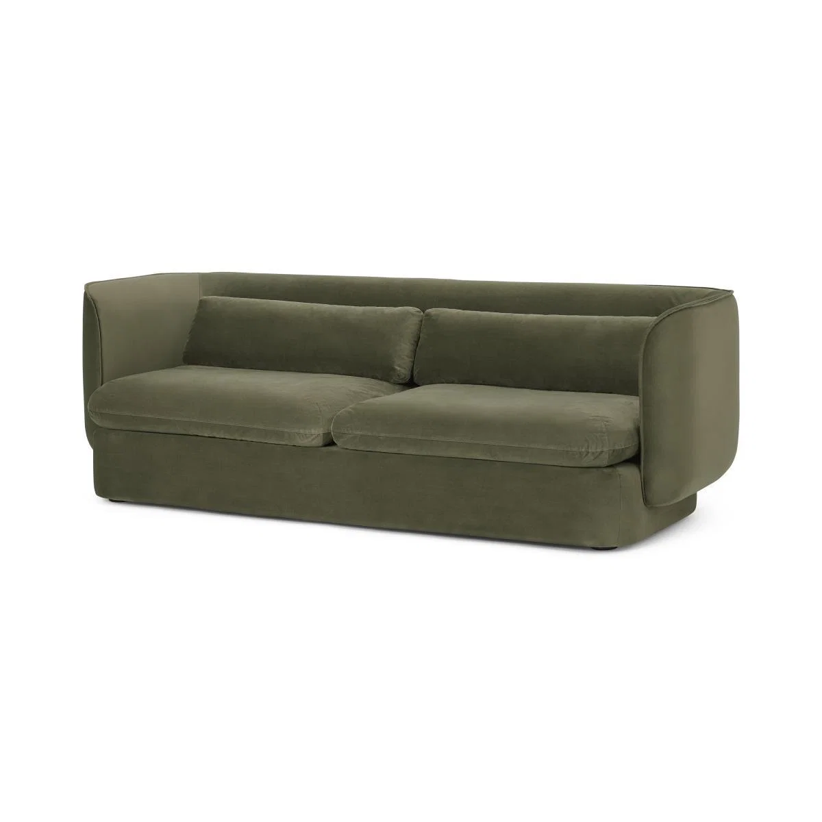 Maliri 3 Seater Sofa, Pistachio Green Recycled Velvet – image 3