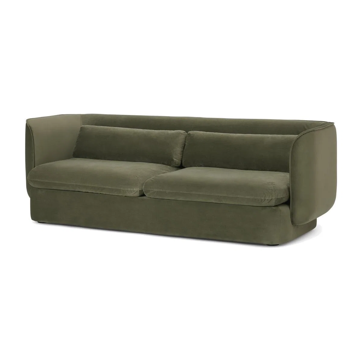 Maliri 3 Seater Sofa, Pistachio Green Recycled Velvet – image 1