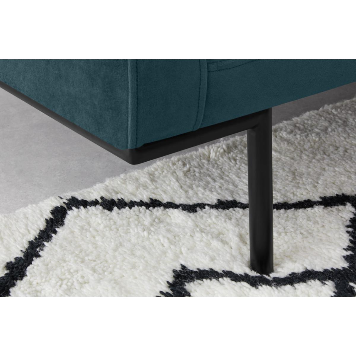 Harlow, 3 Seater Sofa, Coastal Blue Velvet – image 7