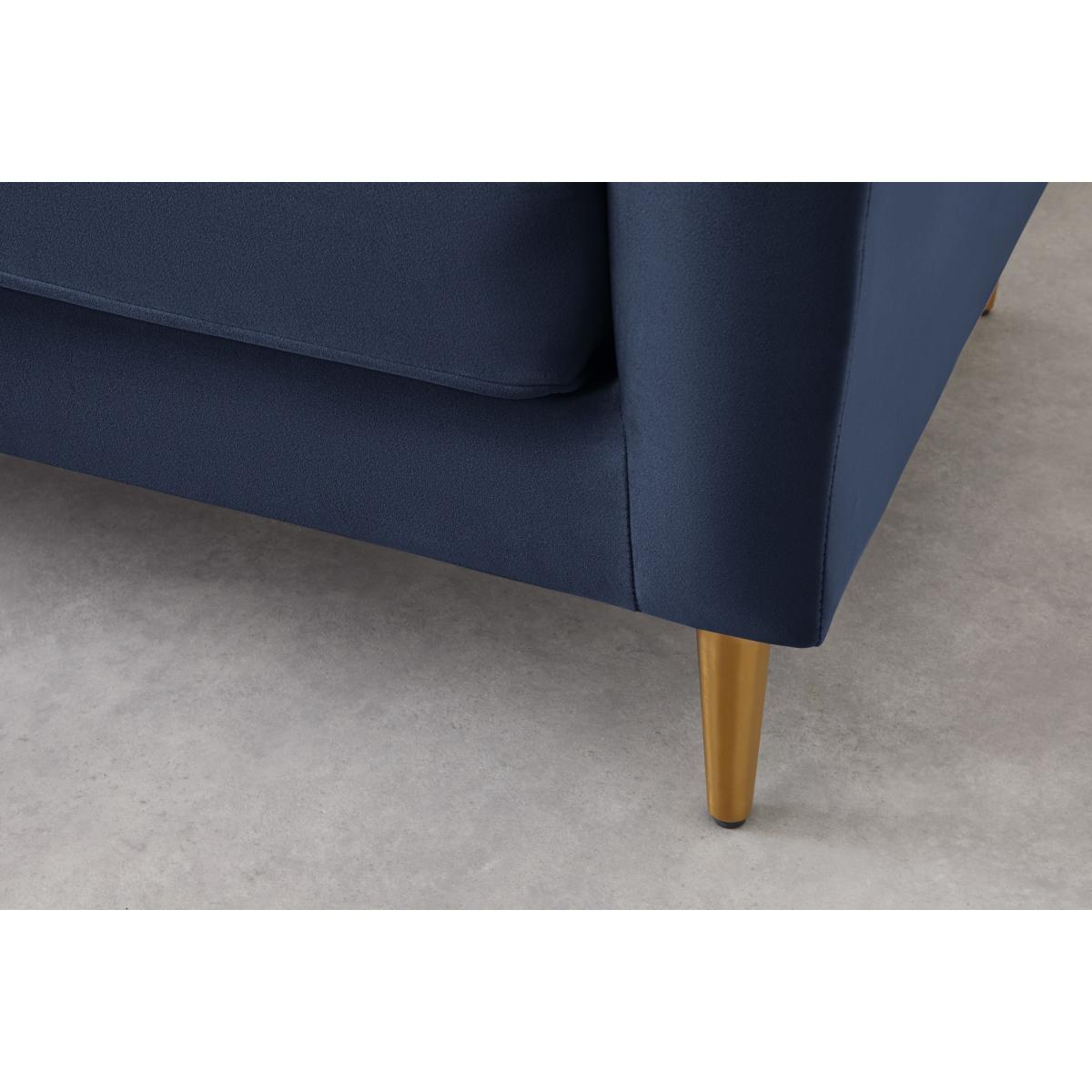 Amicie 3 Seater Sofa, Royal Blue Velvet – image 5