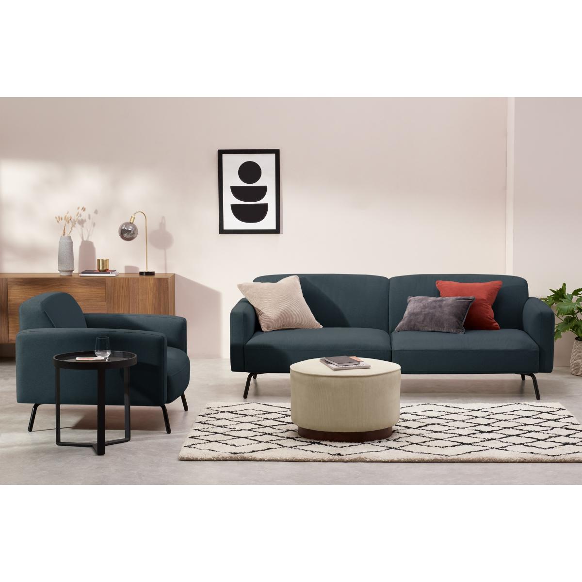 Toula 3 Seater Sofa, Aegean Blue – image 4
