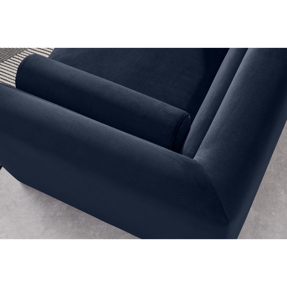 Mathilde 3 Seater Sofa, Dark Navy Velvet – image 6