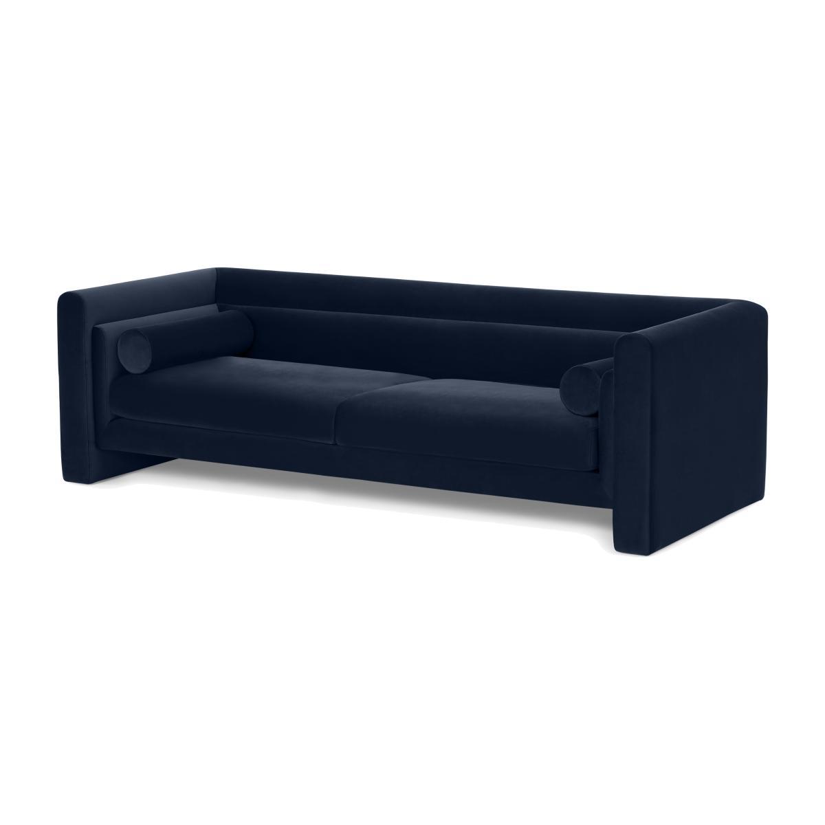 Mathilde 3 Seater Sofa, Dark Navy Velvet – image 1