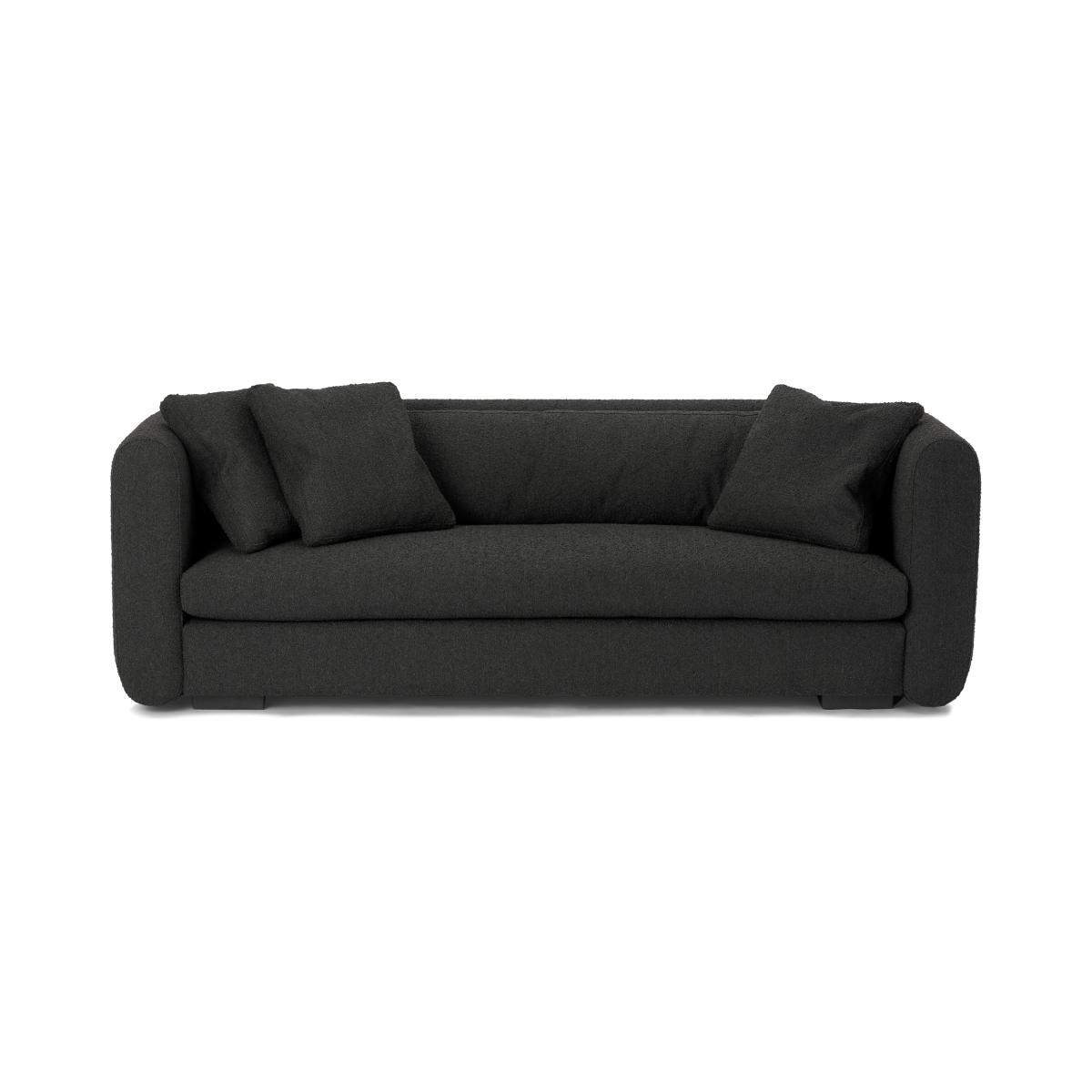 Nikita 3 Seater Sofa, Anthracite Grey Boucle – image 2