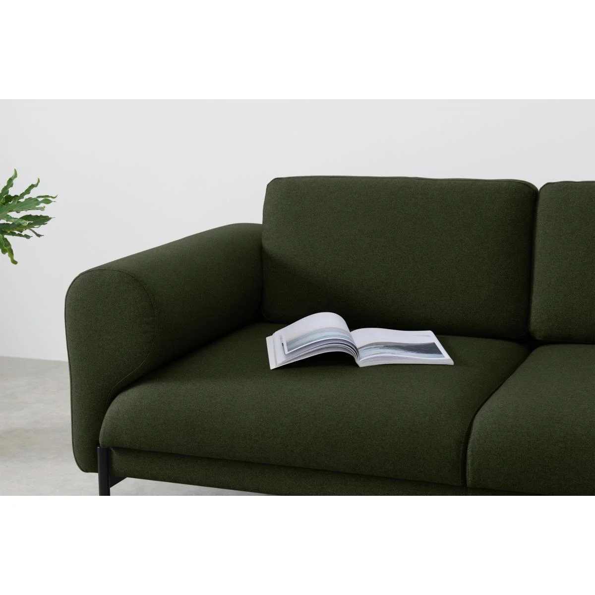 Orsel 3 Seater Sofa, Army Green – image 5