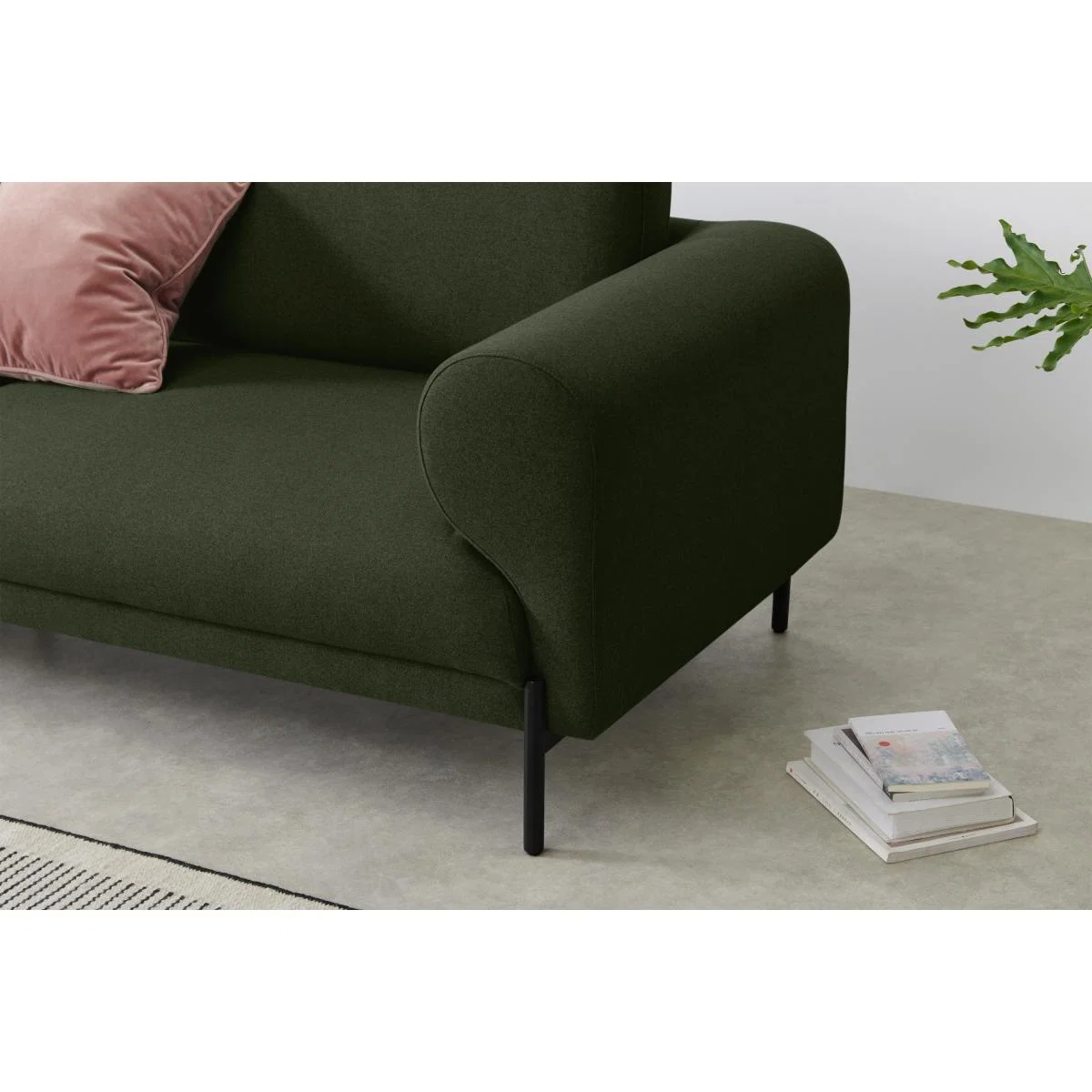 Orsel 3 Seater Sofa, Army Green – image 7