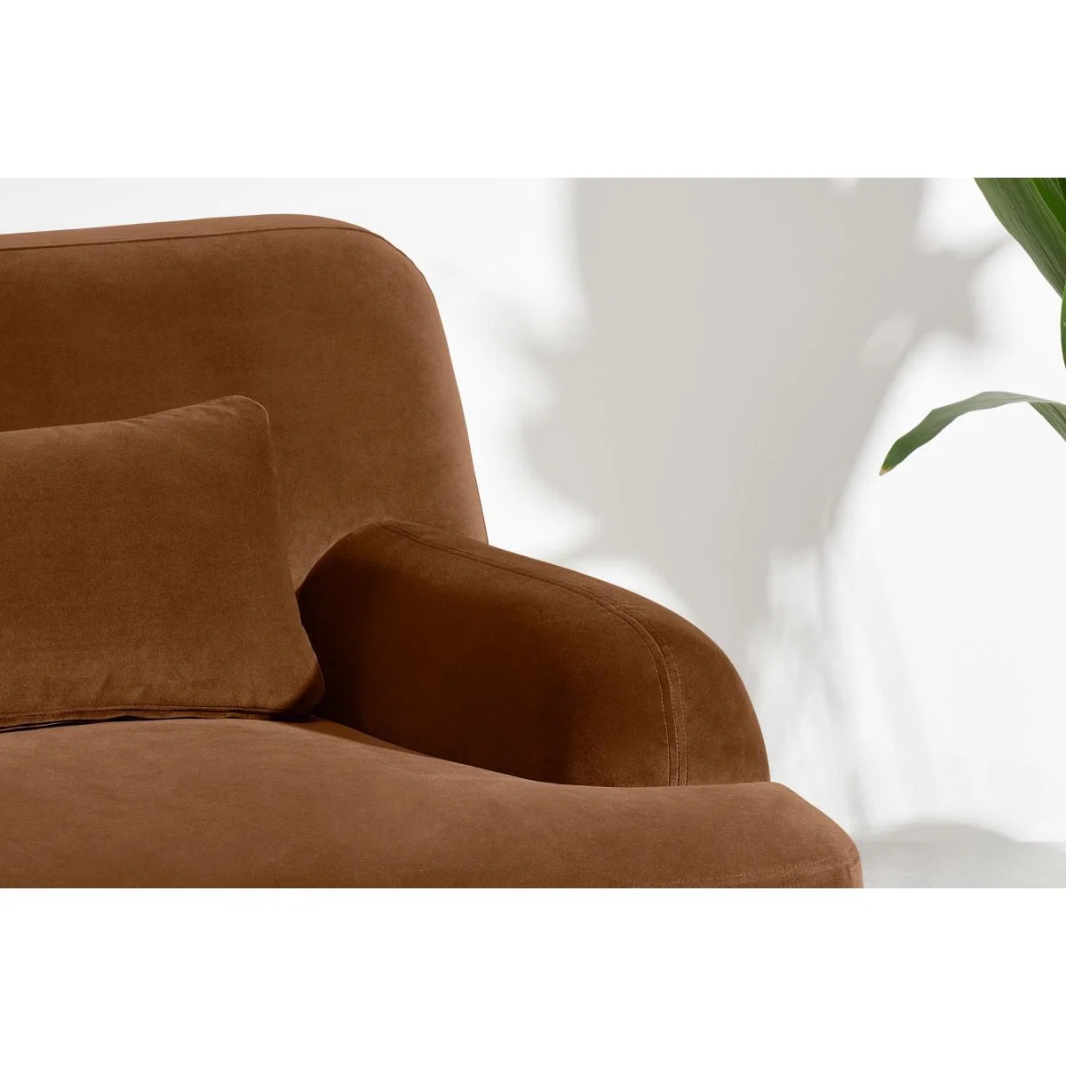 Giselle 3 Seater Sofa, Cinnamon Velvet – image 7