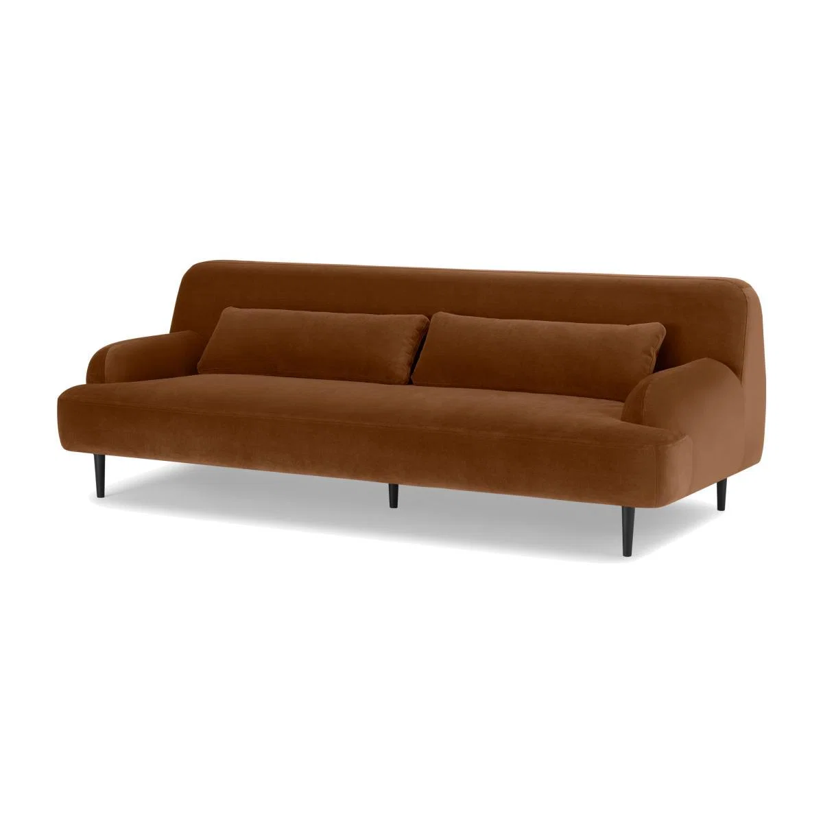 Giselle 3 Seater Sofa, Cinnamon Velvet – image 1