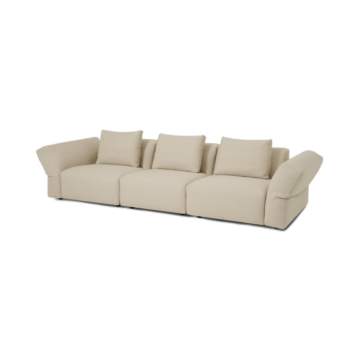 Jacklin 3 Seater Sofa, Natural Recycled Weave – image 3