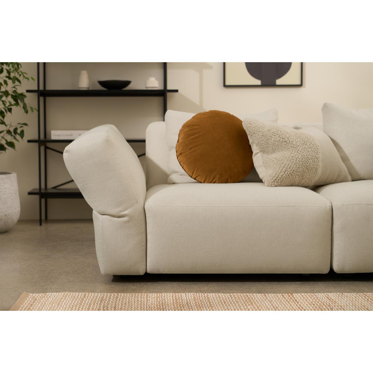 Jacklin 3 Seater Sofa, Natural Recycled Weave – image 6