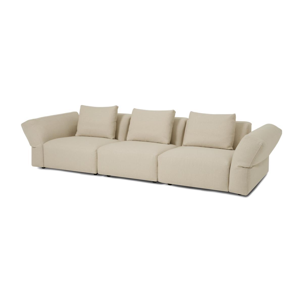 Jacklin 3 Seater Sofa, Natural Recycled Weave – image 1