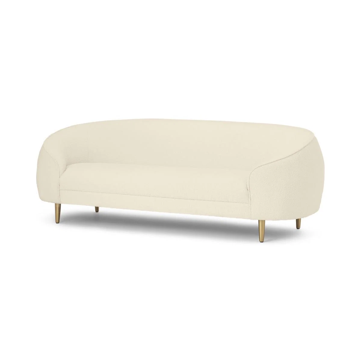 Trudy 3 Seater Sofa, Whitewash Boucle – image 3