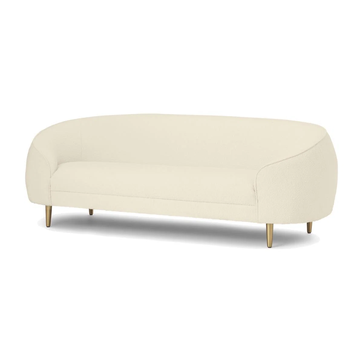 Trudy 3 Seater Sofa, Whitewash Boucle – image 1