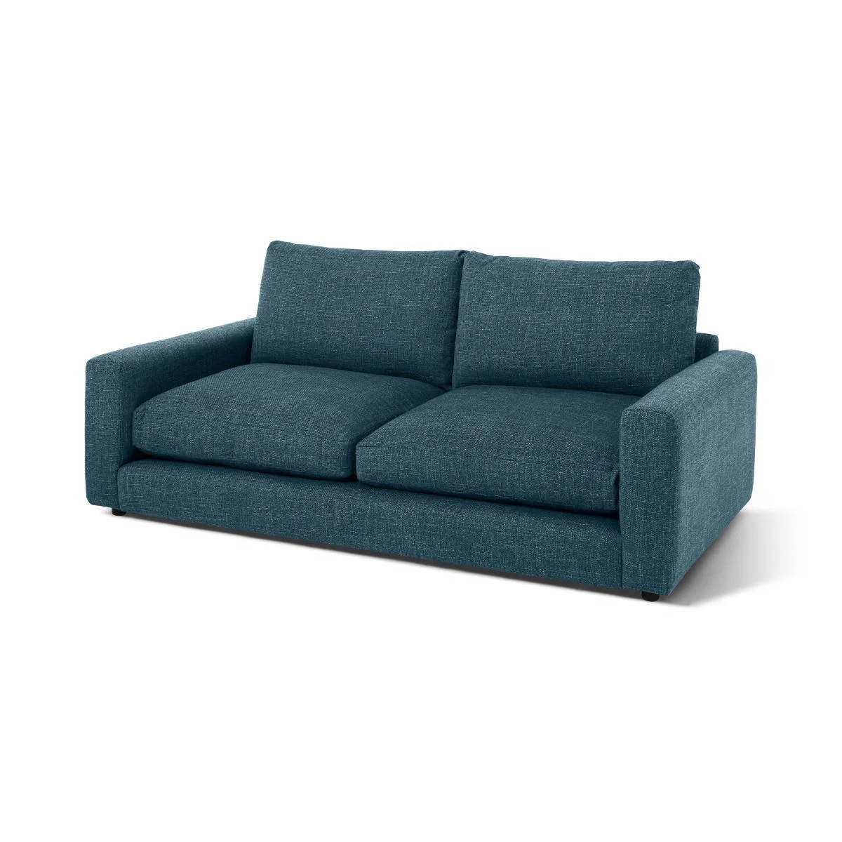 Arni 3 Seater Sofa, Aegean Blue Textured Weave – image 3