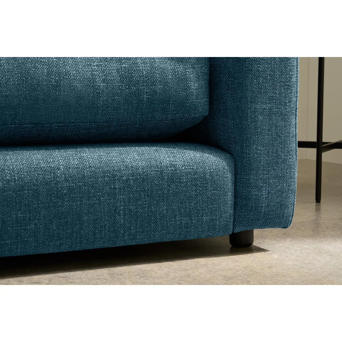 Arni 3 Seater Sofa, Aegean Blue Textured Weave – image 6