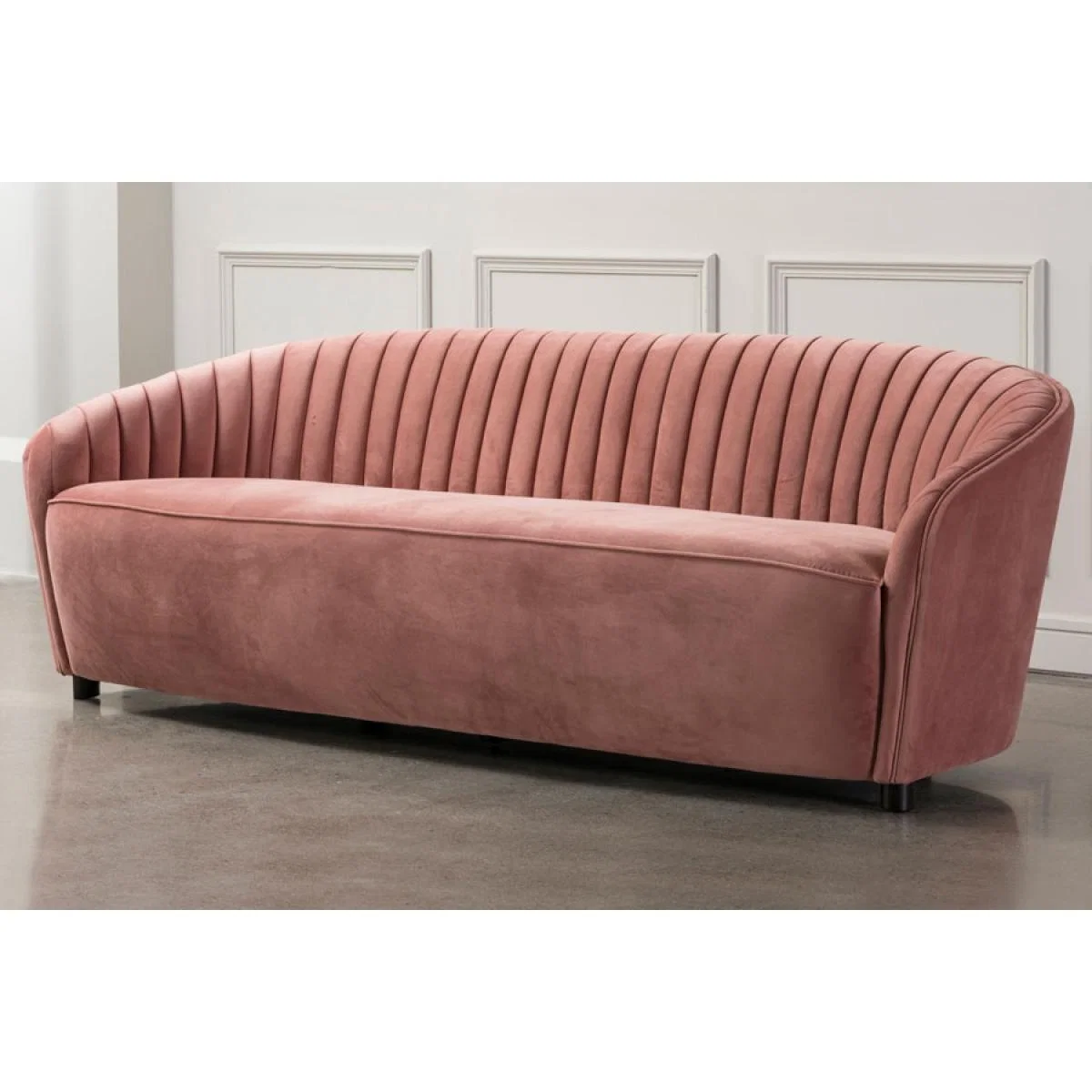 Alice Three Seat Sofa - Blush Pink – image 3