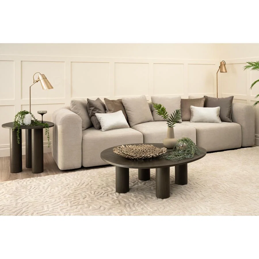 Dune Three Seat Sofa – Parchment – image 2
