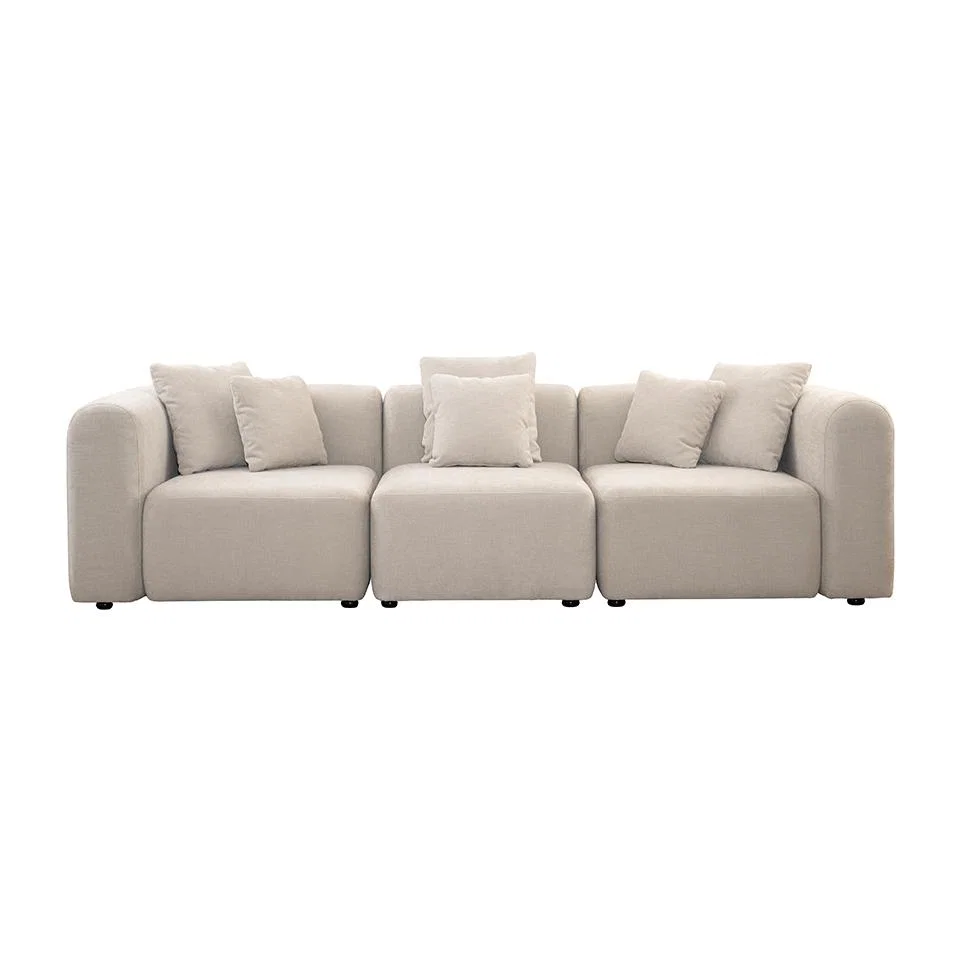 Dune Three Seat Sofa – Parchment – image 1