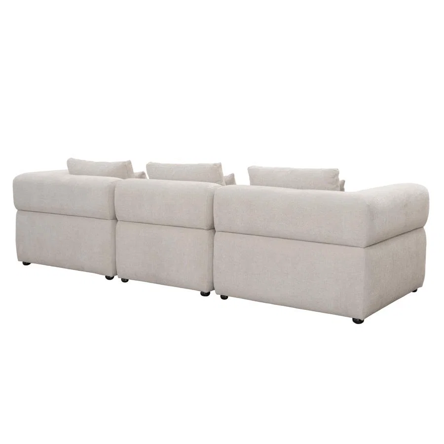 Beck Three Seat Sofa – Parchment – image 4