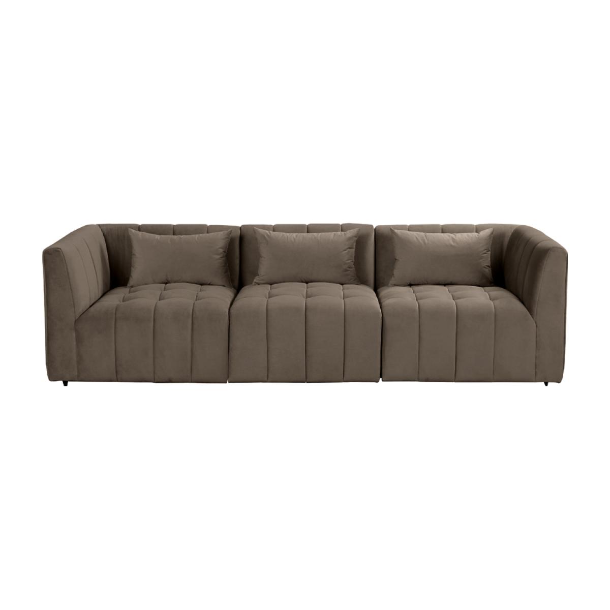 Essen Three Seat Sofa – Carbon – image 1