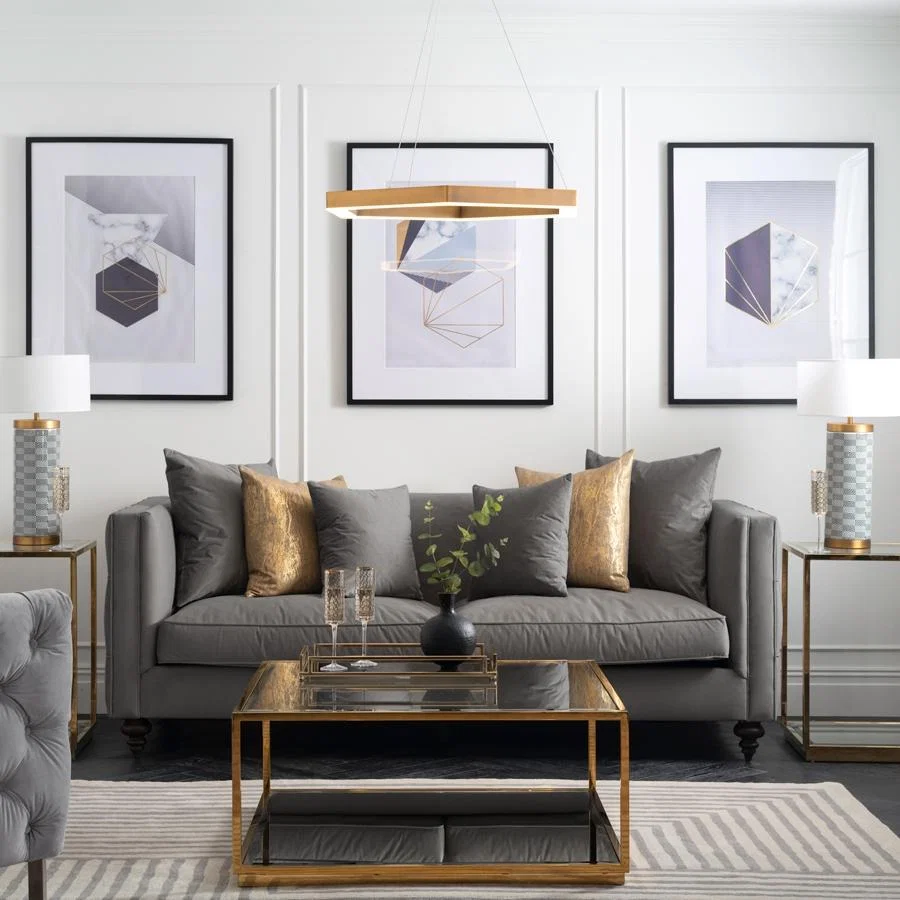 Ascot Three Seat Sofa – Flint Grey – image 2