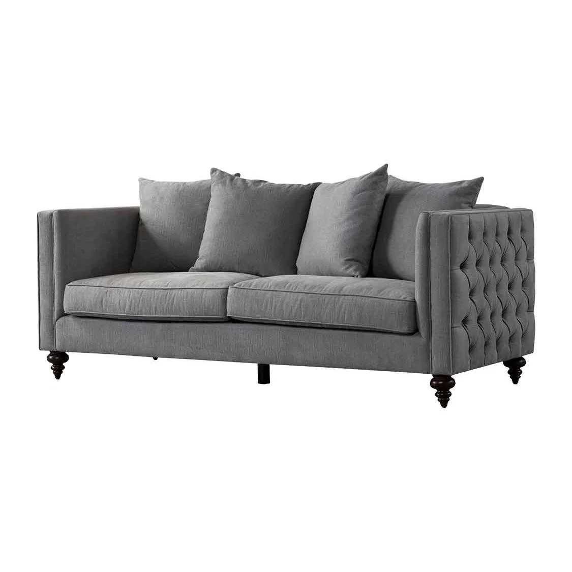 Ascot Three Seat Sofa – Flint Grey – image 3