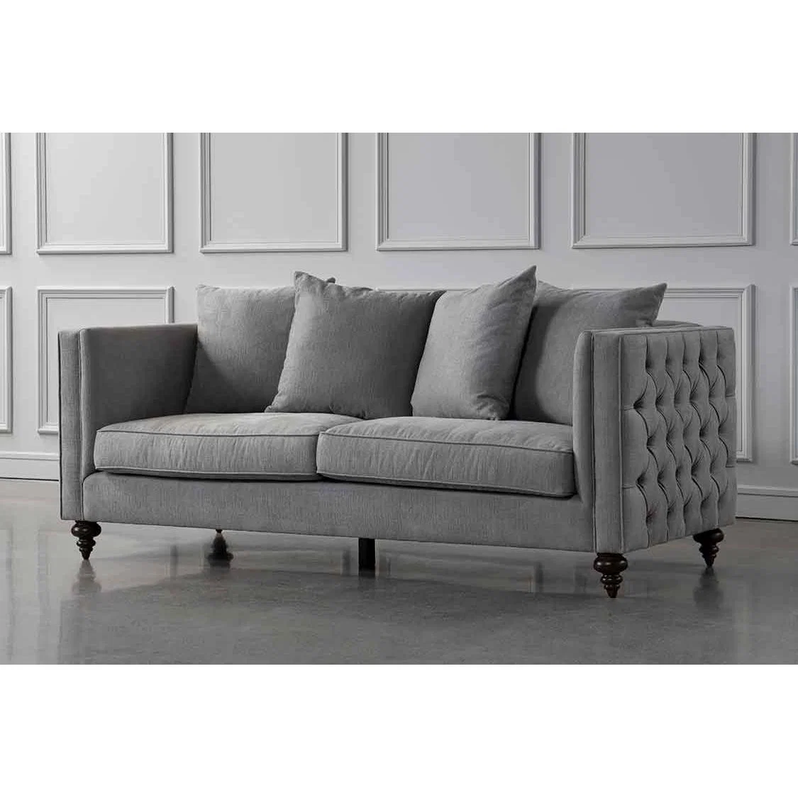 Ascot Three Seat Sofa – Flint Grey – image 4