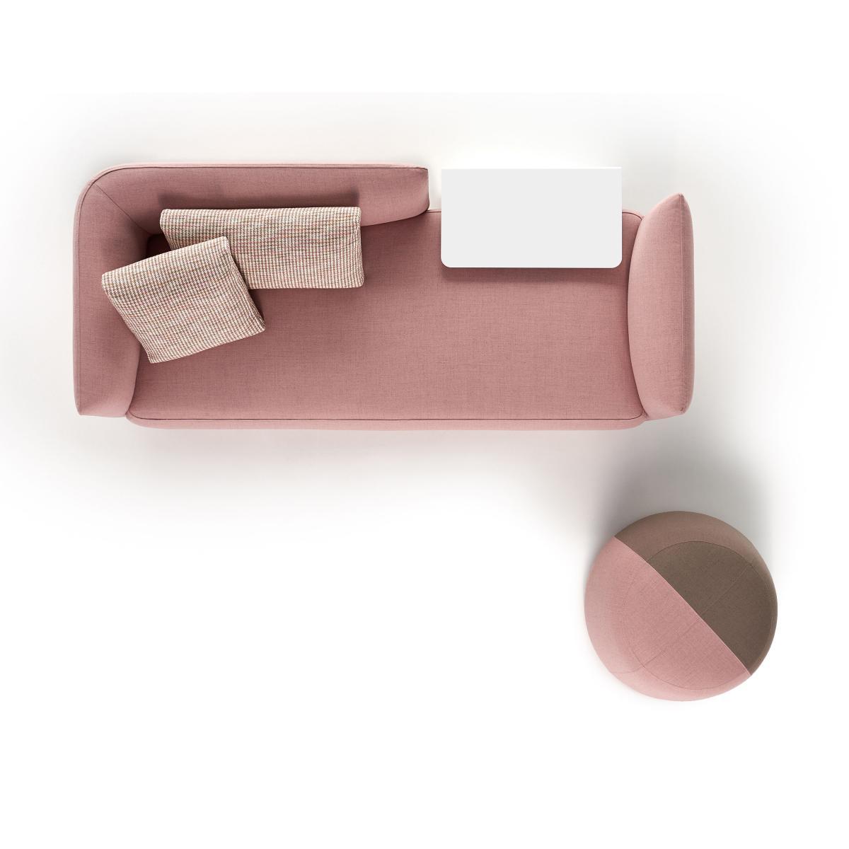 Cosy Paolina Straight sofa - / 3 seats - L 230 cm by MDF Italia Pink – image 4