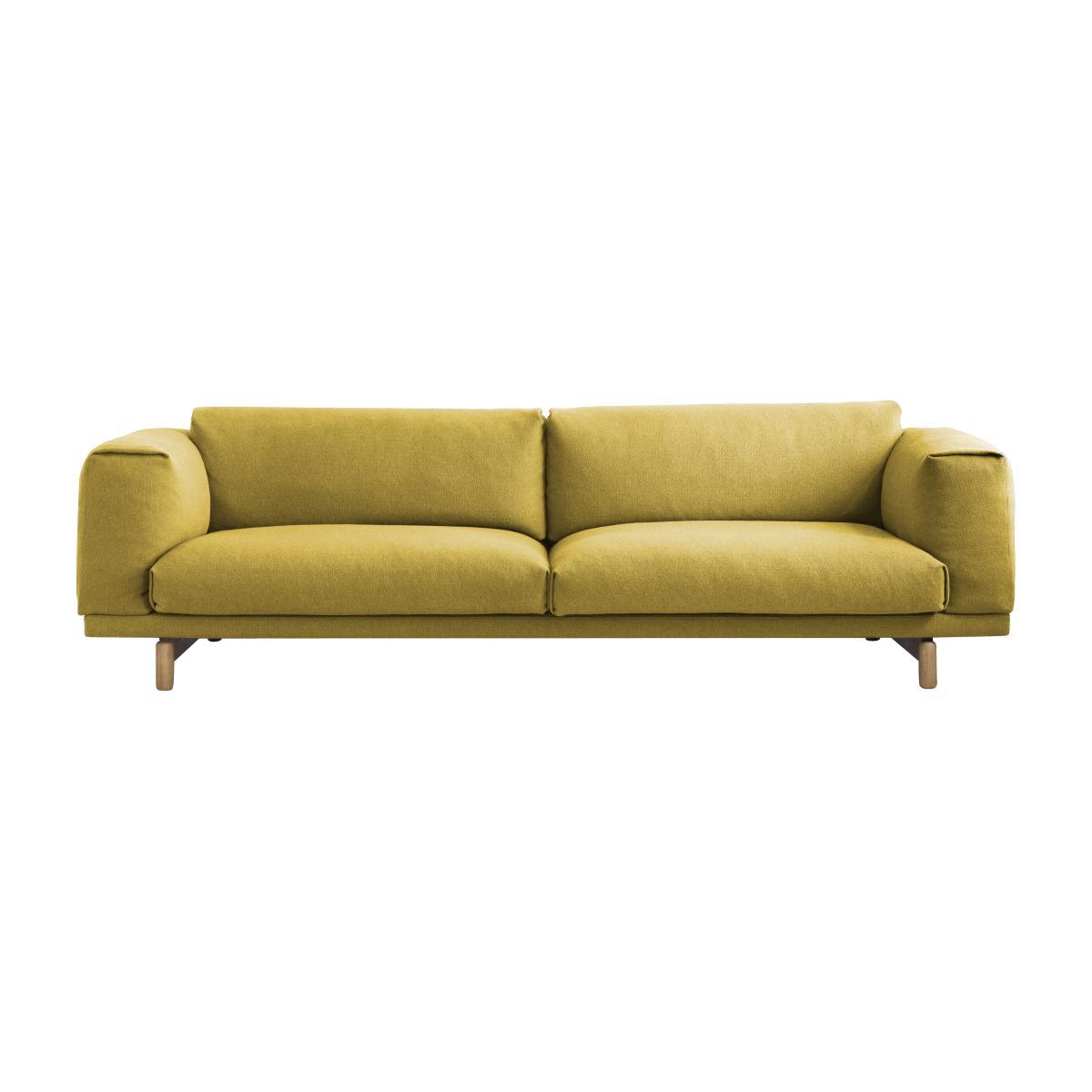 Rest Sofa - / 3 seats - L 260 cm by Muuto Yellow – image 1