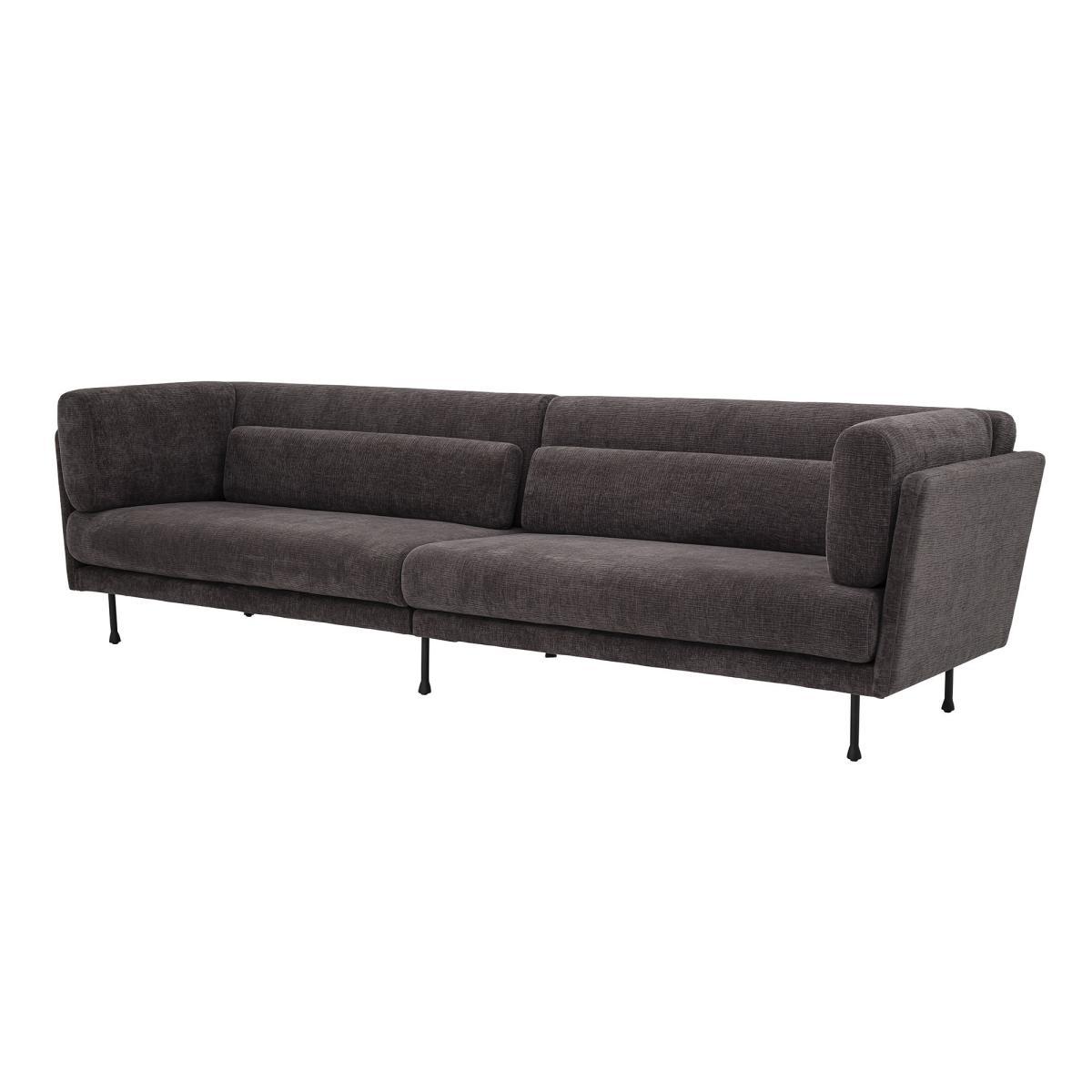Grade Straight sofa - / 3 seats - L 294 cm / Fabric by Bloomingville Grey – image 2
