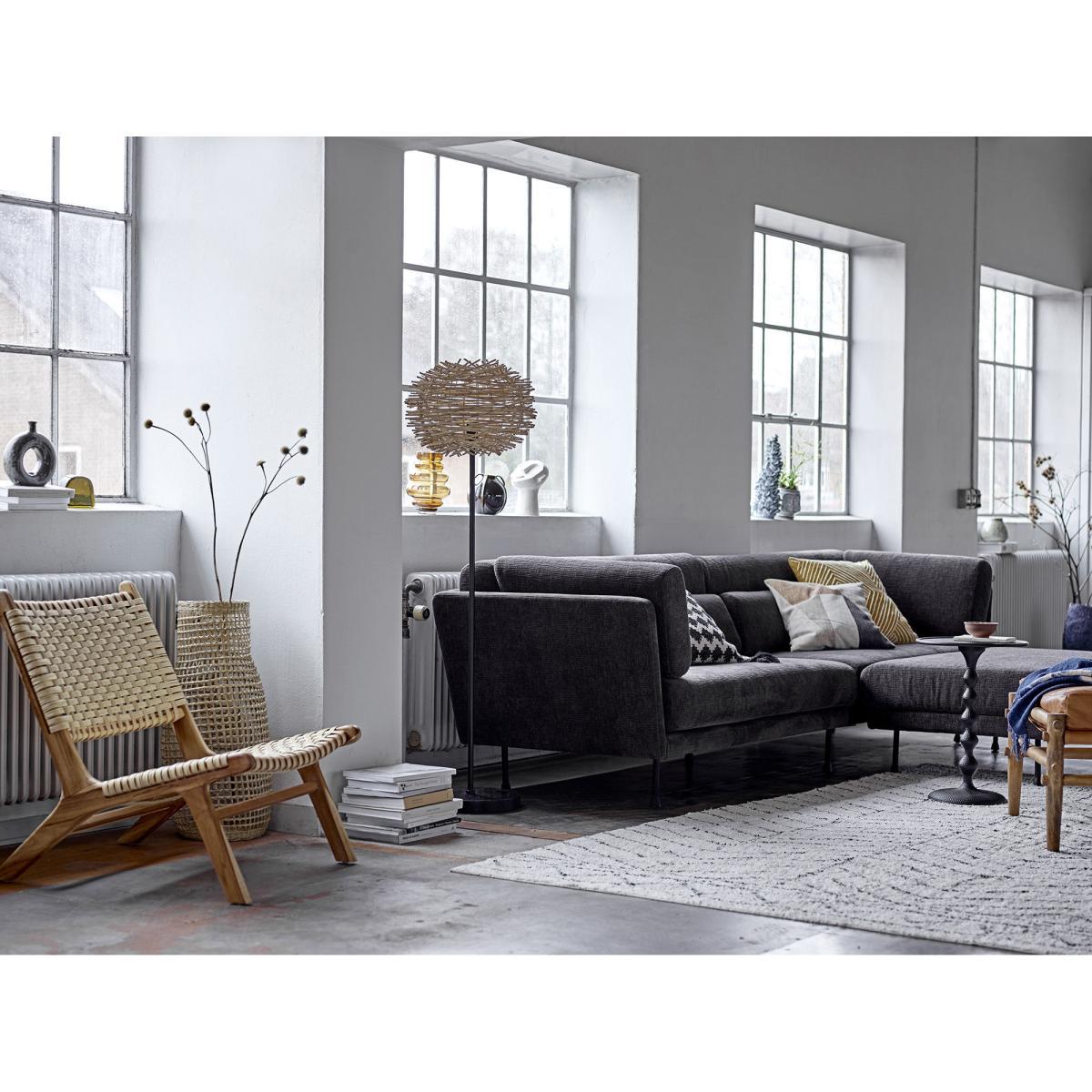 Grade Straight sofa - / 3 seats - L 294 cm / Fabric by Bloomingville Grey – image 13