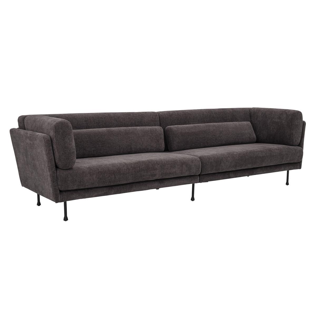 Grade Straight sofa - / 3 seats - L 294 cm / Fabric by Bloomingville Grey – image 3