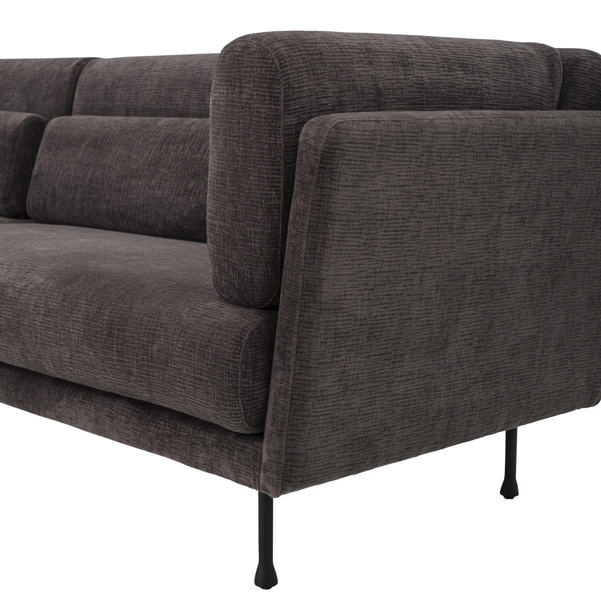Grade Straight sofa - / 3 seats - L 294 cm / Fabric by Bloomingville Grey – image 6